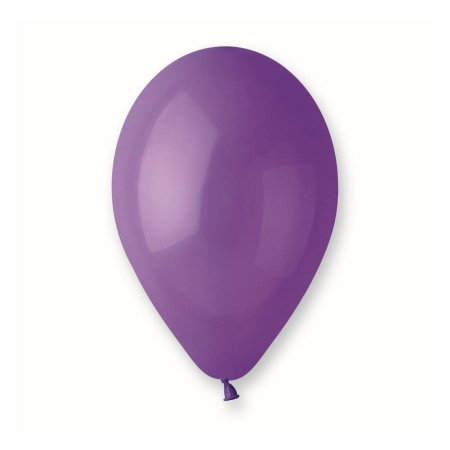 BALON FIOLETOWY 100szt.PASTELOWY URODZINY PARTY-3309