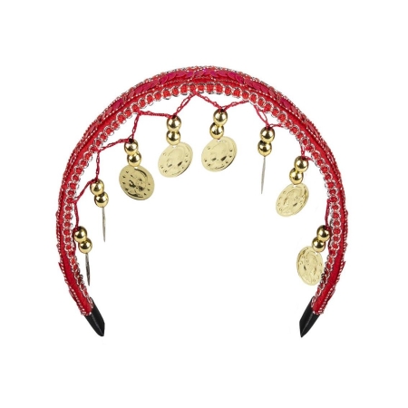 ZESTAW CYGANKI OPASKA BRANSOLETKI PAS KARNAWAŁ-3995