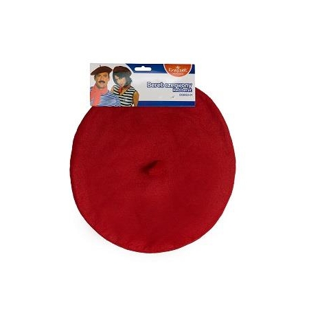 Czerwona czapka,beret żandarma - akcesoria wojsko-5916