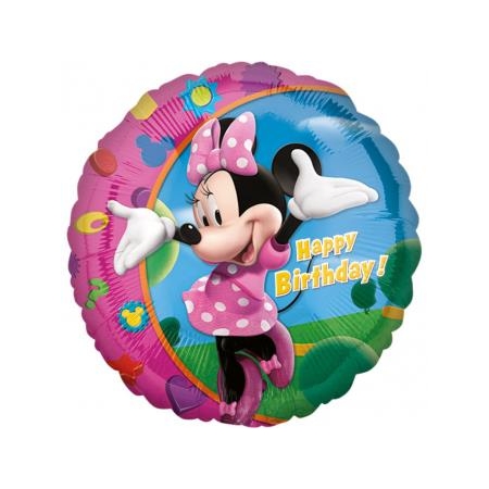 BALON FOLIOWY MINNIE HAPPY BIRTHDAY URODZINY 18"-6809