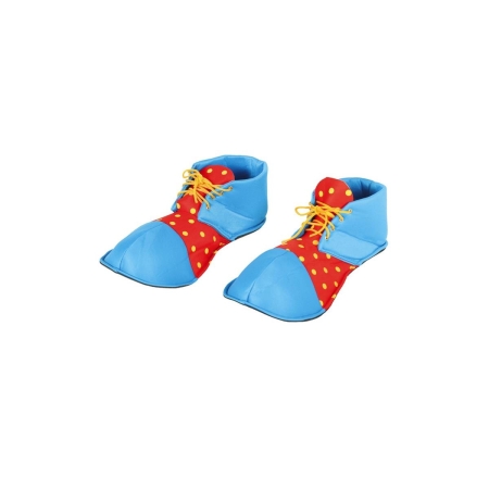BUTY DLA KLAUNA CYRK ŚMIESZNE DUŻE NIEBIESKIE-7586