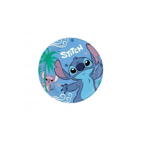 Talerzyki papierowe Stitch & Angel, 23 cm, 8 szt.-8475