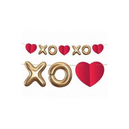 Girlanda papierowa XoXo, 200 cm-8916