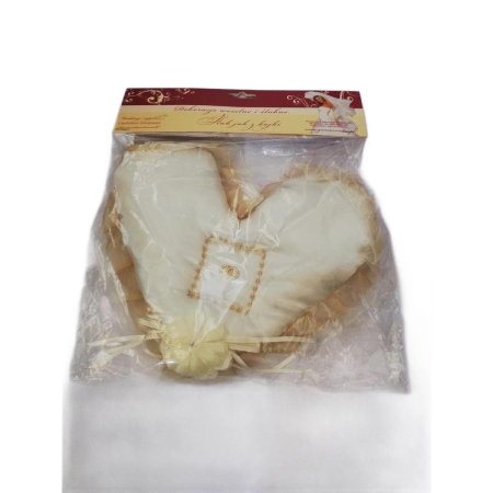 PODUSZKA NA OBRĄCZKI Z WGŁĘBIENIEM EKRI ŚLUB-8996