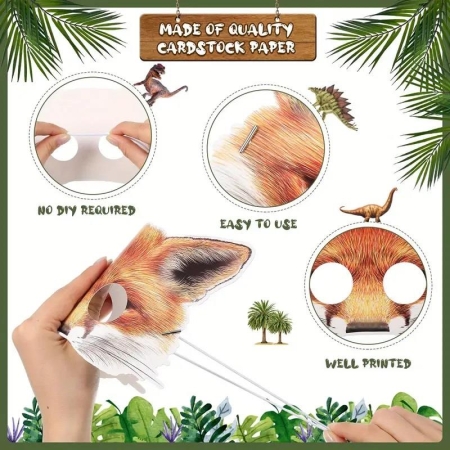 Maska papierowa panda Po Chiny zoo -9077