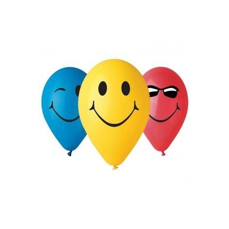 Balon Premium "3 Uśmiechy", 12" / 5szt-9094