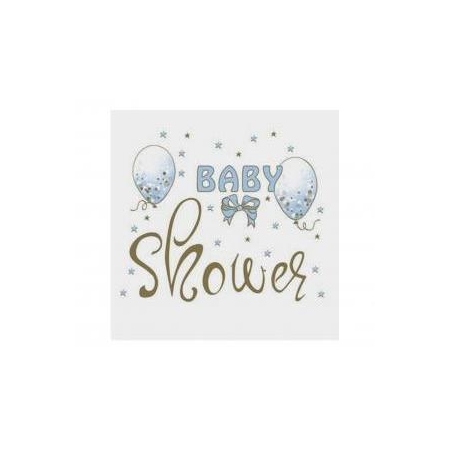 Serwetki Baby Shower Blue, 33x33 cm, 20 szt.-9134