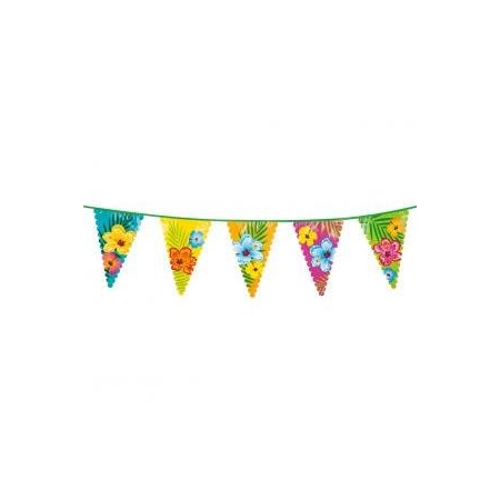 Banner z flagami Hibiscus Aloha Hawaje 6m-9174