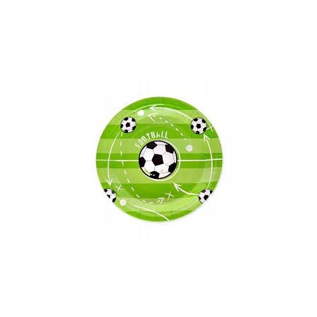Talerzyk papierowy Football 7cali 6szt.-9203