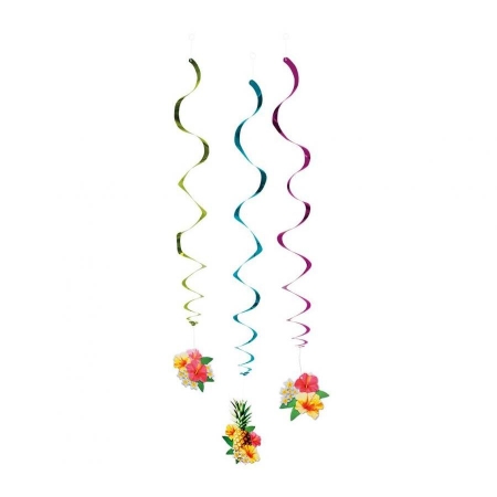 Dekoracja wisząca "Paradise" 3 wzory,dł. 85 cm.-9285