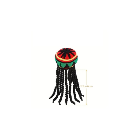 Jamajska czapka miękka rasta-9296