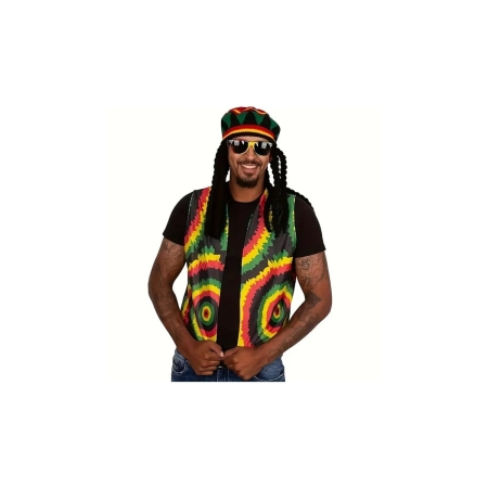 Jamajska czapka miękka rasta-9297