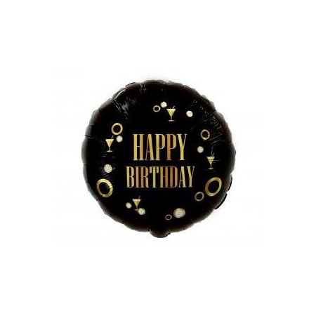 Balon foliowy Happy Birthday (B&G Party), 18 cali-9480