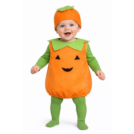 Strój dla dziecka kombinezon dynia z czapeczką-9646