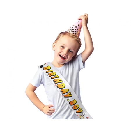 Szarfa urodzinowa Birthday Boy Bohater, rozm. 10 x-9685