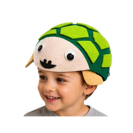 CZAPKA ŻÓŁW FILCOWA NINJA FRANKLIN TUPTUŚ BAJKA-9797