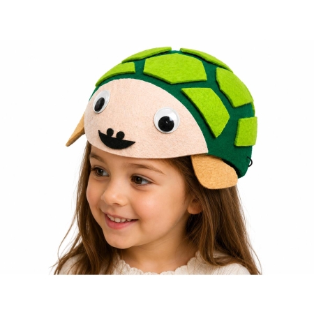 CZAPKA ŻÓŁW FILCOWA NINJA FRANKLIN TUPTUŚ BAJKA-9798