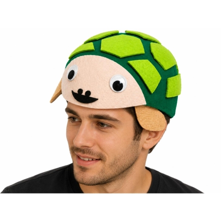 CZAPKA ŻÓŁW FILCOWA NINJA FRANKLIN TUPTUŚ BAJKA-9799