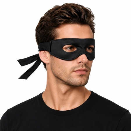 MASKA TAJEMNICZY BOHATER ZORRO CZARNA -9990