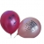 BALON METAL 10"Z NADRUKIEM "NOWY ROK" MIX 10 SZT-2287