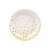 Papierowe talerzyki 6szt – złote kropeczki, 18cm-9633